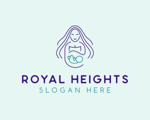 Maternity Mother Child logo design