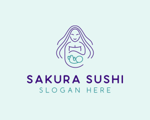 Maternity Mother Child logo design