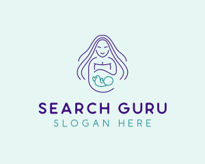 Maternity Mother Child logo design