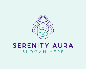 Maternity Mother Child logo design