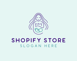 Maternity Mother Child logo design