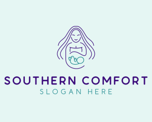 Maternity Mother Child logo design