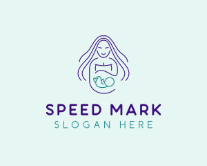 Maternity Mother Child logo design