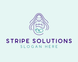 Maternity Mother Child logo design