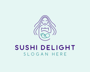 Maternity Mother Child logo design