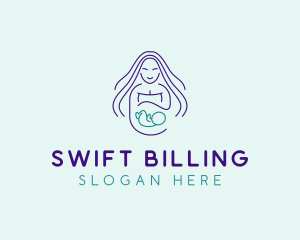 Maternity Mother Child logo design