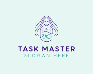 Maternity Mother Child logo design