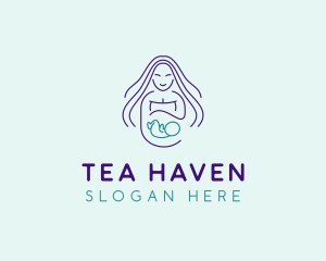 Maternity Mother Child logo design