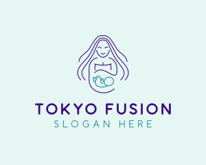 Maternity Mother Child logo design