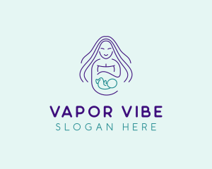 Maternity Mother Child logo design