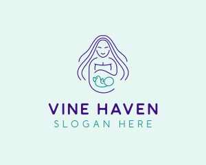 Maternity Mother Child logo design