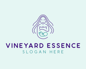 Maternity Mother Child logo design