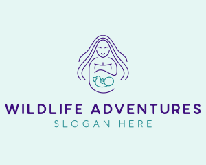 Maternity Mother Child logo design