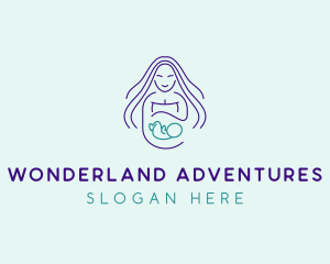 Maternity Mother Child logo design