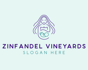 Maternity Mother Child logo design