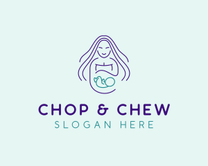 Maternity Mother Child logo design