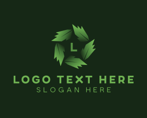 Gardening - Eco Garden Leaves logo design