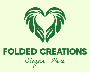 Heart Leaf Agriculture Gardening  logo design