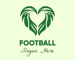 Heart - Heart Leaf Agriculture Gardening logo design
