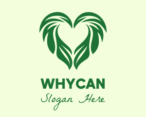 Ecosystem - Heart Leaf Agriculture Gardening logo design