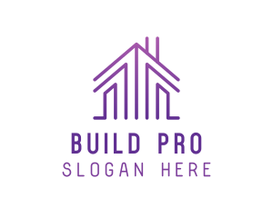 Home - Purple House Real Estate logo design