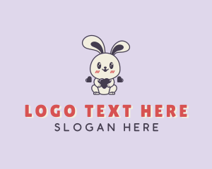 Hare - Pet Bunny Vet logo design