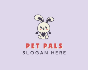 Pet Bunny Vet logo design