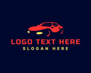 Sports Car Mechanic Logo