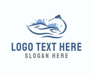 Auto Wash - Car Hose Cleaning logo design