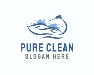 Car Hose Cleaning logo design