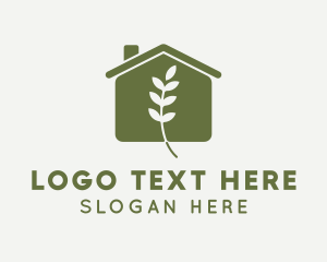 Backyard - Leaf Plant Greenhouse logo design