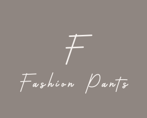 Fashion Style Tailoring logo design