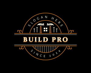 Carpentry Repair Construction logo design