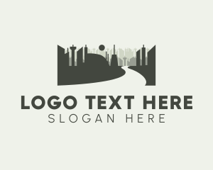 Road - Urban Cityscape Road logo design