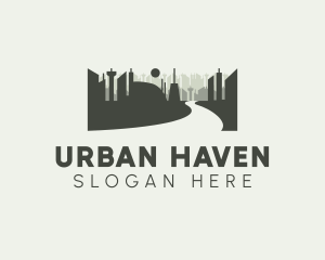 Cityscape - Urban Cityscape Road logo design