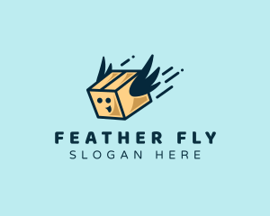 Flying Box Delivery logo design