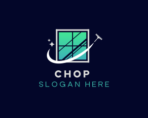 Window Cleaning Wiper Logo
