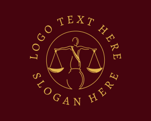 Law - Justice Law Firm logo design