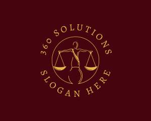 Justice Law Firm logo design