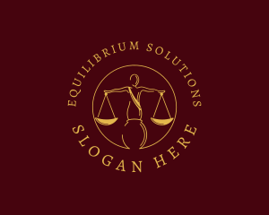 Balance - Justice Law Firm logo design