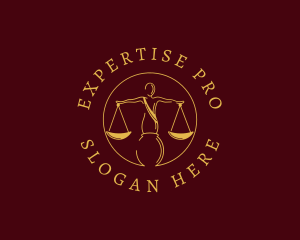 Justice Law Firm logo design