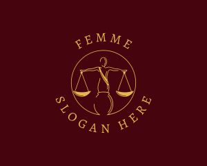 Justice Law Firm logo design