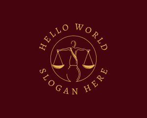 Justice Law Firm logo design