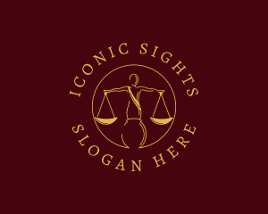 Justice Law Firm logo design