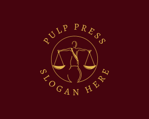 Justice Law Firm logo design