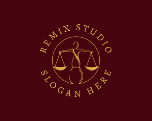 Justice Law Firm logo design