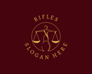 Legal Advice - Justice Law Firm logo design