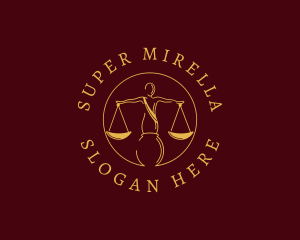 Gold - Justice Law Firm logo design