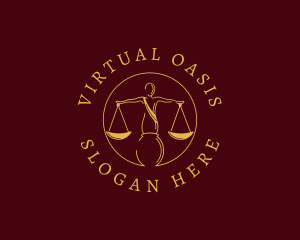 Justice Law Firm logo design