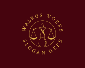 Justice Law Firm logo design